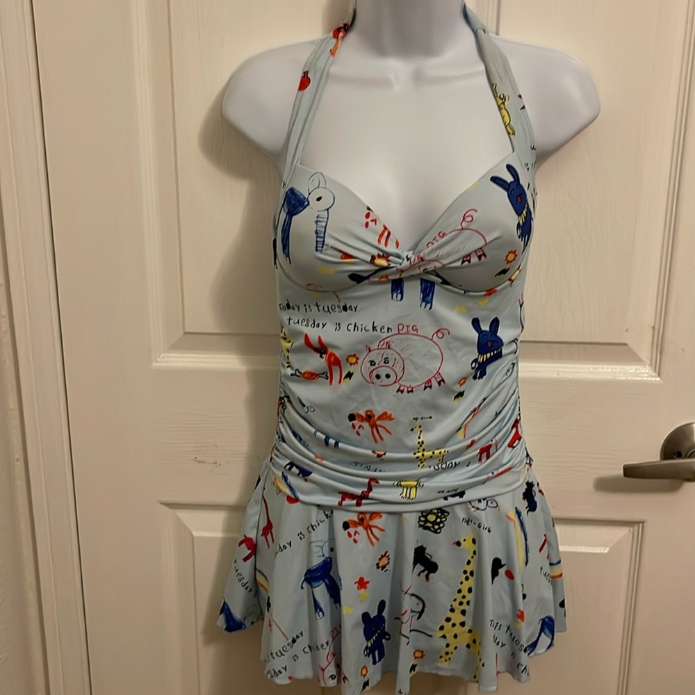 ASIS skirted bathing suit